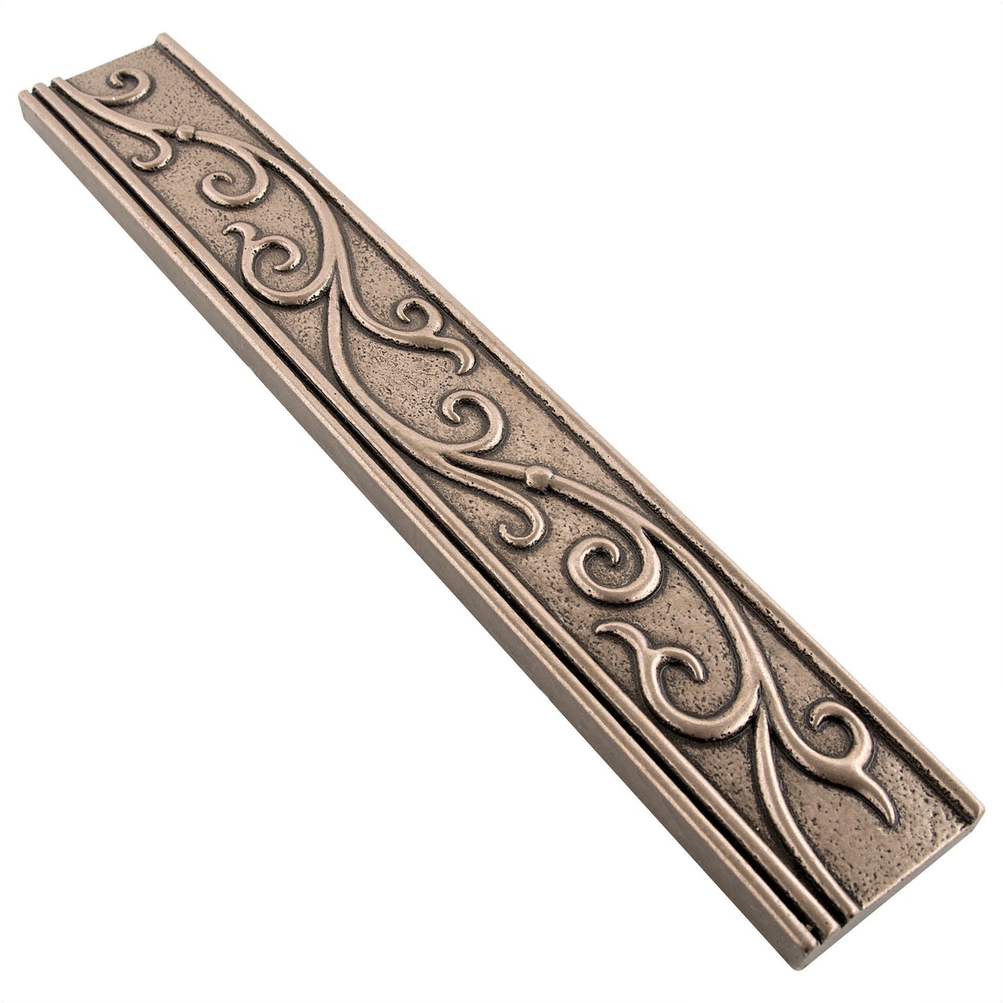 (Pack of 5)Cypress Metal Champagne Bronze 4.5cm. x 30cm. Border Wall Accent Tile Trim