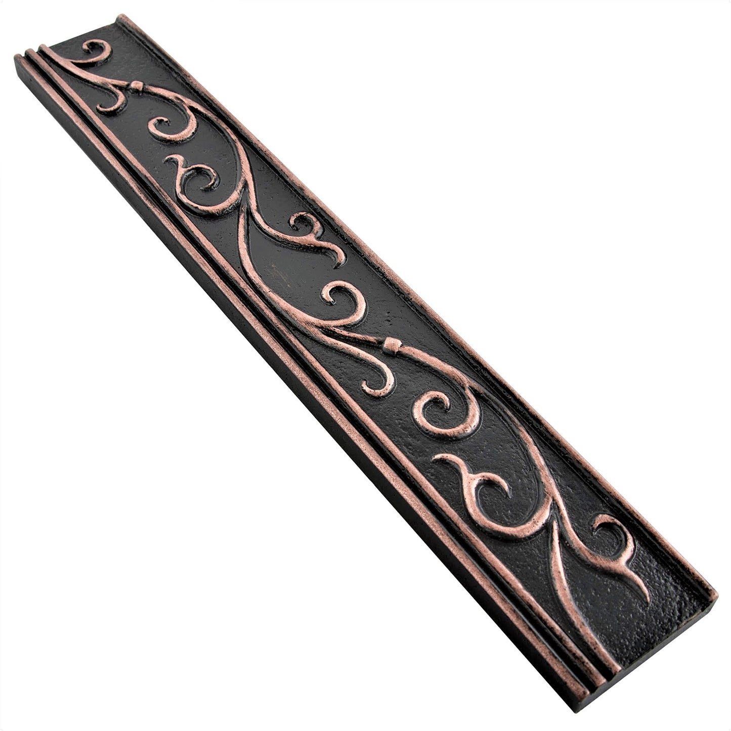 (Pack of 5) Cypress Metal Antique Copper 4.5cm. x 30cm. Border Wall Accent Tile Trim